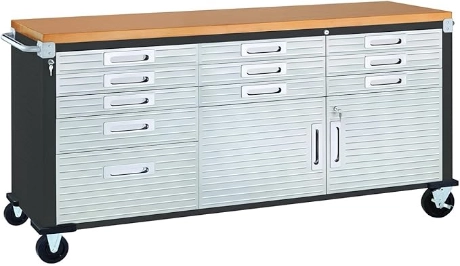 heavy rolling workbench table