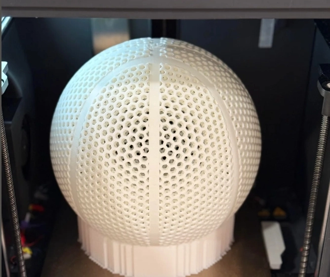 3d printed airless basketball model