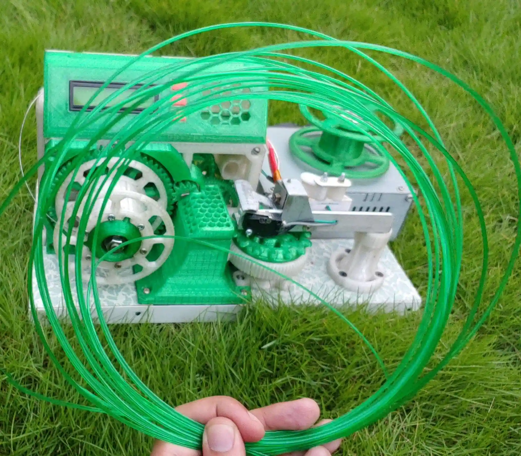 pet diy filament recycler