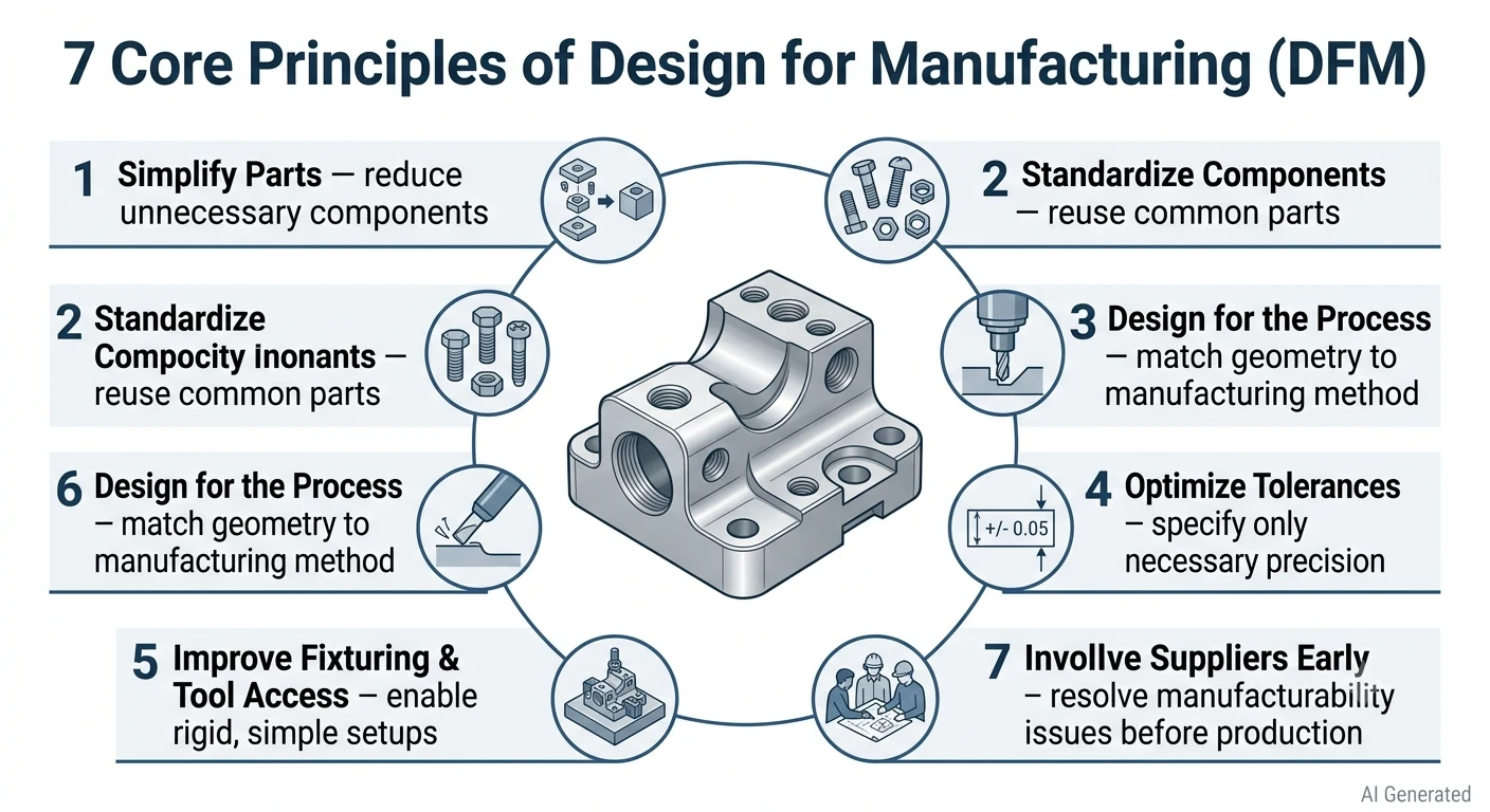 iIllustration showing core dfm principles
