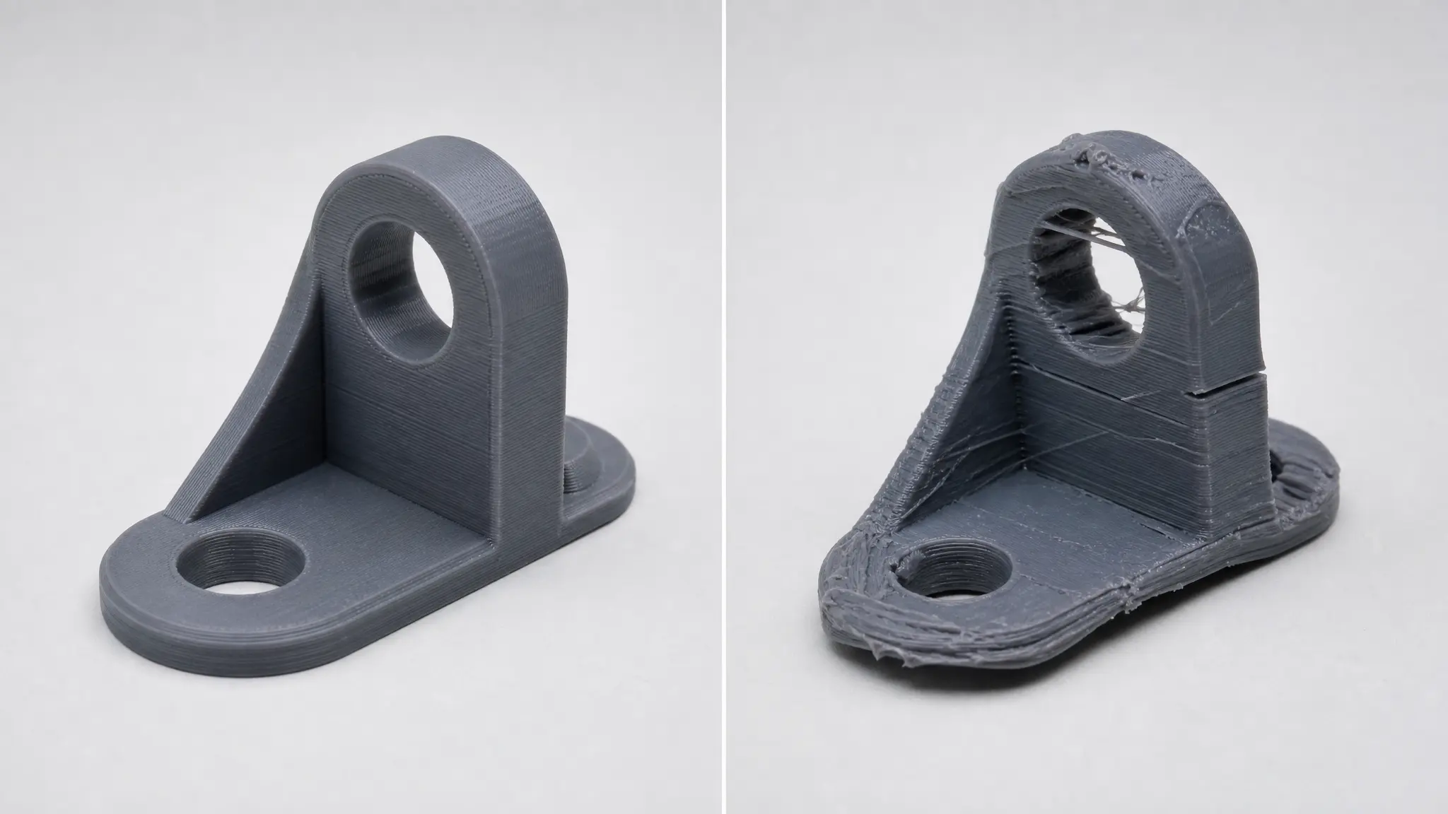 3d printer calibration before and after comparison