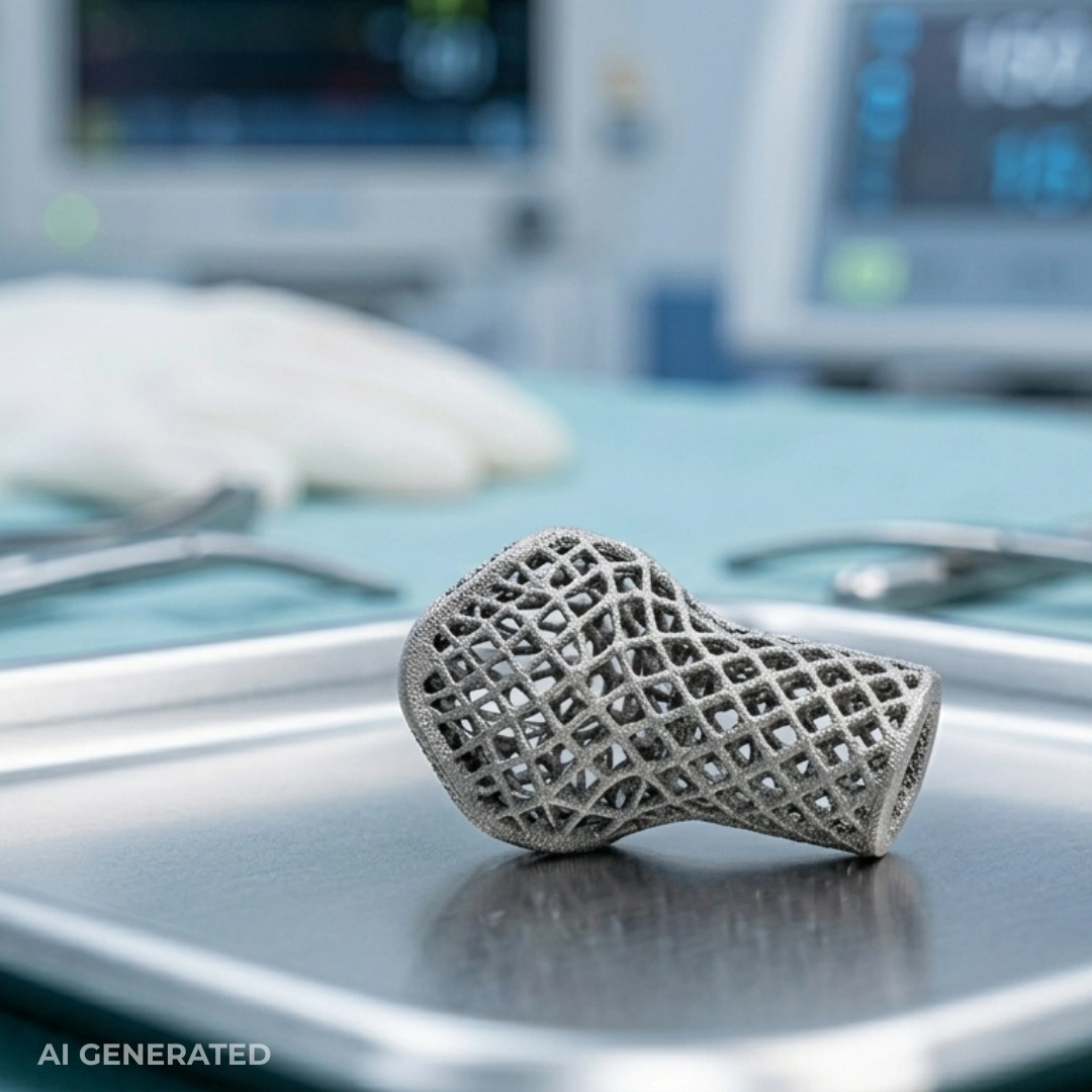 porous titanium 3d printed medical implant