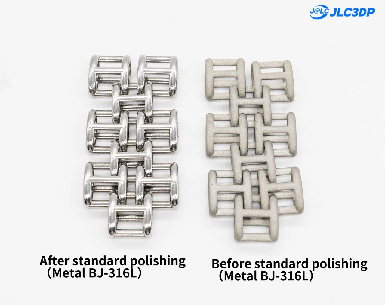 comparison of polished and unpolished 316l stainless steel