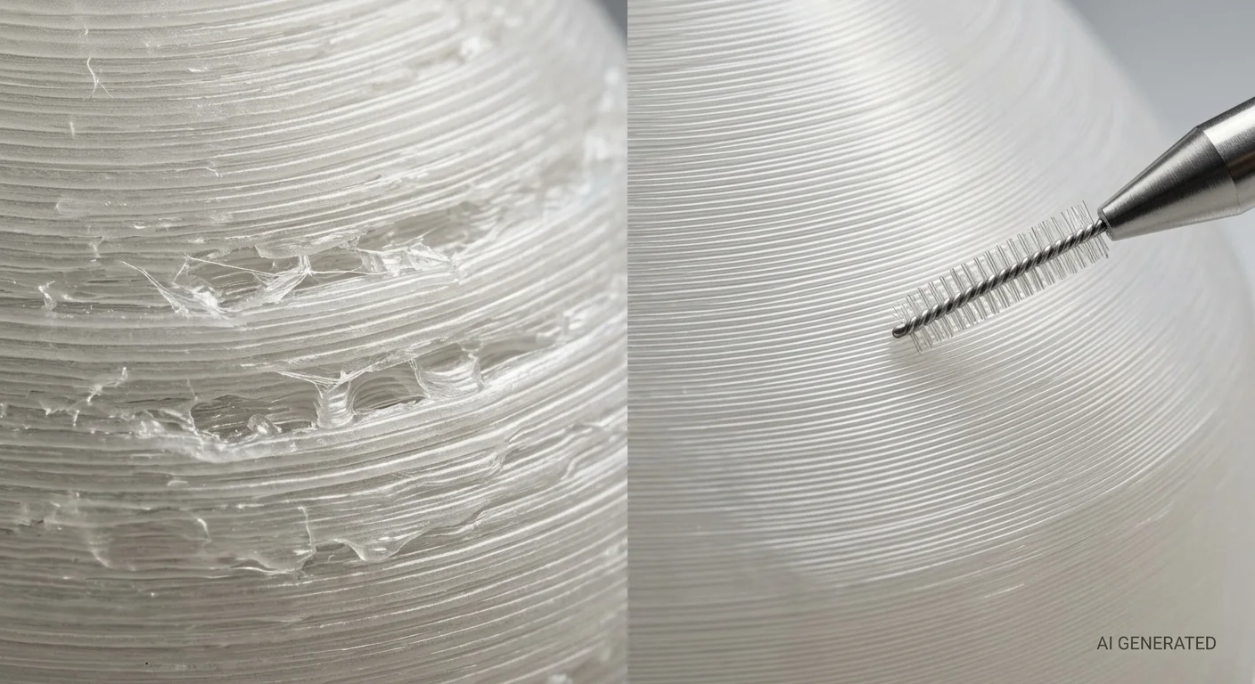 comparison of two petg printed surfaces
