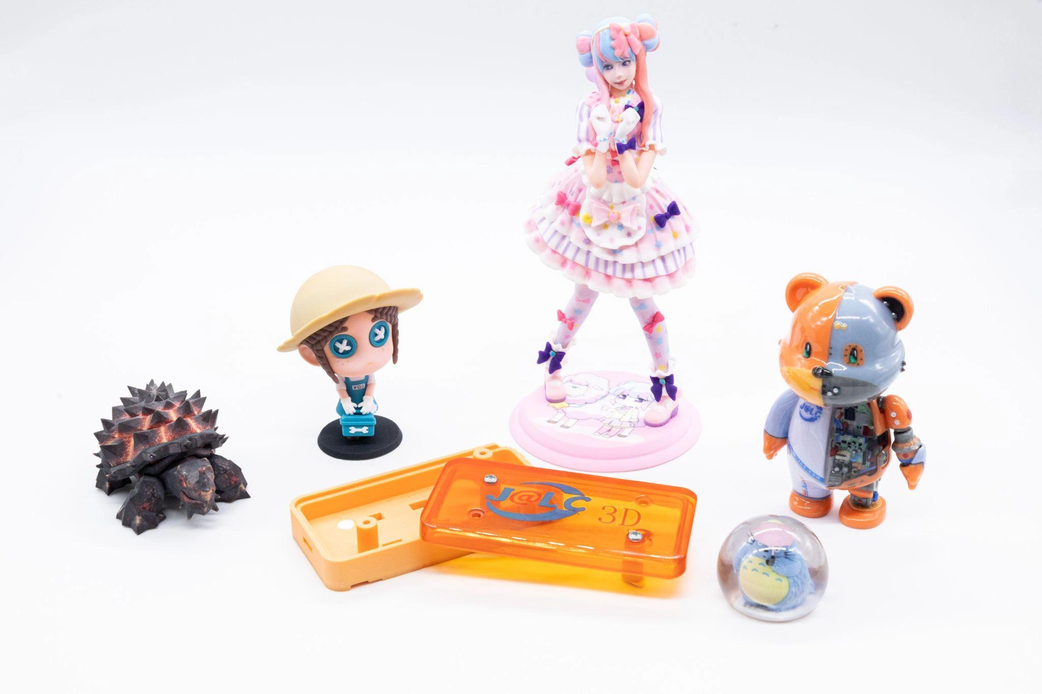 models using jlc3dp wjp color 3d printing technology