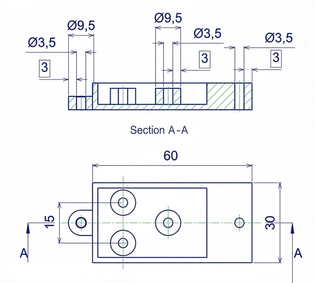minimum insert hole wall thickness