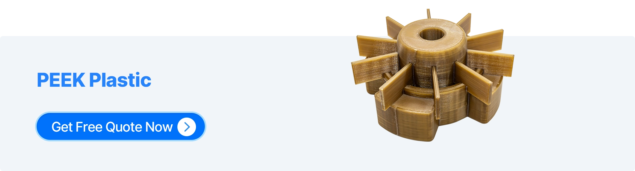 peek plastic 3d printing quote online