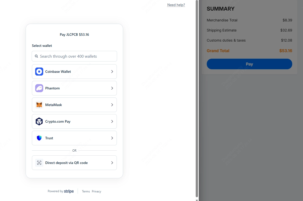 pay with stablecoins step2